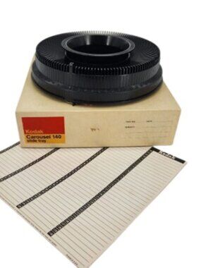 Vintage Kodak Eastman 140 Slide Capacity Carousel Black New